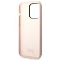 Karl Lagerfeld KLHCP14LSLKHLP iPhone 14 Pro 6,1" hardcase różowy/pink Silicone Karl`s Head
