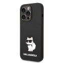 Karl Lagerfeld KLHCP14LSNCHBCK iPhone 14 Pro 6,1" hardcase czarny/black Silicone Choupette