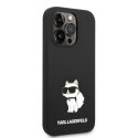 Karl Lagerfeld KLHCP14LSNCHBCK iPhone 14 Pro 6,1" hardcase czarny/black Silicone Choupette