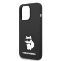 Karl Lagerfeld KLHCP14LSNCHBCK iPhone 14 Pro 6,1" hardcase czarny/black Silicone Choupette