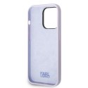 Karl Lagerfeld KLHCP14LSNIKBCU iPhone 14 Pro 6,1" hardcase purpurowy/purple Silicone Ikonik