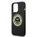 Karl Lagerfeld KLHCP14LSRSGRCK iPhone 14 Pro 6,1" hardcase czarny/black Silicone RSG