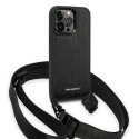 Karl Lagerfeld KLHCP14LSTMMK iPhone 14 Pro 6,1" hardcase czarny/black Monogram Plaque Logo Strap