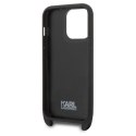 Karl Lagerfeld KLHCP14LSTMMK iPhone 14 Pro 6,1" hardcase czarny/black Monogram Plaque Logo Strap