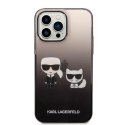 Karl Lagerfeld KLHCP14LTGKCK iPhone 14 Pro 6,1" hardcase czarny/black Gradient Ikonik Karl & Choupette