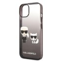 Karl Lagerfeld KLHCP14LTGKCK iPhone 14 Pro 6,1" hardcase czarny/black Gradient Ikonik Karl & Choupette