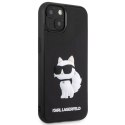 Karl Lagerfeld KLHCP14M3DRKHNK iPhone 14 Plus 6.7" czarny/black hardcase Rubber Choupette 3D