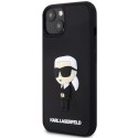 Karl Lagerfeld KLHCP14M3DRKINK iPhone 14 Plus 6.7" czarny/black hardcase Rubber Ikonik 3D