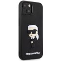 Karl Lagerfeld KLHCP14M3DRKINK iPhone 14 Plus 6.7" czarny/black hardcase Rubber Ikonik 3D