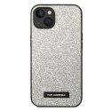 Karl Lagerfeld KLHCP14MG2ELS iPhone 14 Plus 6,7" hardcase srebrny/silver Glitter Plaque Logo