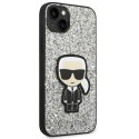 Karl Lagerfeld KLHCP14MGFKPG iPhone 14 Plus 6,7" hardcase srebrny/silver Glitter Flakes Ikonik