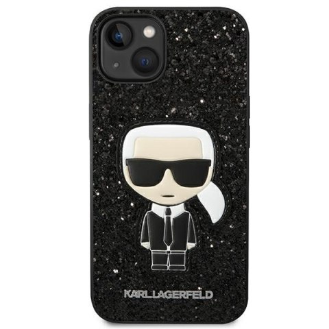 Karl Lagerfeld KLHCP14MGFKPK iPhone 14 Plus 6,7" hardcase czarny/black Glitter Flakes Ikonik