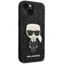 Karl Lagerfeld KLHCP14MGFKPK iPhone 14 Plus 6,7" hardcase czarny/black Glitter Flakes Ikonik