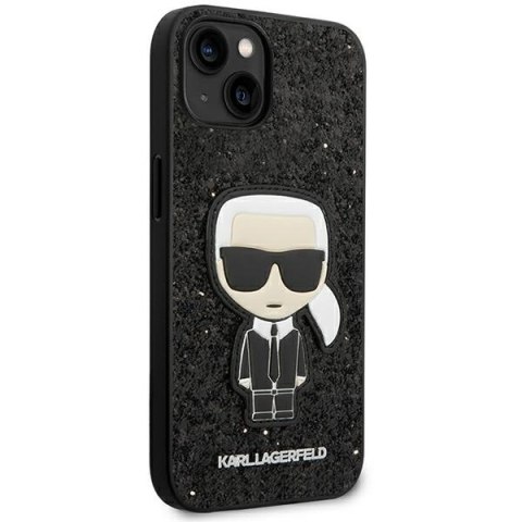 Karl Lagerfeld KLHCP14MGFKPK iPhone 14 Plus 6,7" hardcase czarny/black Glitter Flakes Ikonik