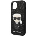 Karl Lagerfeld KLHCP14MGFKPK iPhone 14 Plus 6,7" hardcase czarny/black Glitter Flakes Ikonik