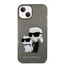 Karl Lagerfeld KLHCP14MHNKCTGK iPhone 14 Plus 6,7" czarny/black hardcase Gliter Karl&Choupette