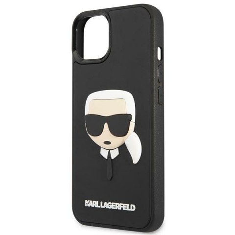 Karl Lagerfeld KLHCP14MKH3DBK iPhone 14 Plus 6,7" czarny/black hardcase 3D Rubber Karl`s Head