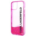 Karl Lagerfeld KLHCP14MLCKVF iPhone 14 Plus 6,7" różowy/pink hardcase Liquid Glitter Elong