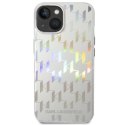 Karl Lagerfeld KLHCP14MLGMMSV3 iPhone 14 Plus 6,7" hardcase srebrny/silver Monogram Iridescent