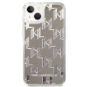 Karl Lagerfeld KLHCP14MLMNMS iPhone 14 Plus 6,7" hardcase srebrny/silver Liquid Glitter Monogram