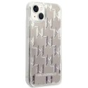 Karl Lagerfeld KLHCP14MLMNMS iPhone 14 Plus 6,7" hardcase srebrny/silver Liquid Glitter Monogram