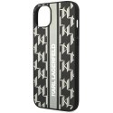 Karl Lagerfeld KLHCP14MPGKLSKG iPhone 14 Plus 6,7" hardcase szary/grey Monogram Stripe