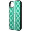 Karl Lagerfeld KLHCP14MPGKLSKN iPhone 14 Plus 6,7" hardcase zielony/green Monogram Stripe