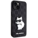 Karl Lagerfeld KLHCP14MSAKHPCK iPhone 14 Plus 6.7" czarny/black Saffiano Monogram Choupette