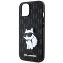 Karl Lagerfeld KLHCP14MSAKHPCK iPhone 14 Plus 6.7" czarny/black Saffiano Monogram Choupette