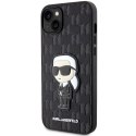 Karl Lagerfeld KLHCP14MSAKHPKK iPhone 14 Plus 6.7" czarny/black Saffiano Monogram Ikonik