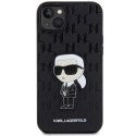 Karl Lagerfeld KLHCP14MSAKHPKK iPhone 14 Plus 6.7" czarny/black Saffiano Monogram Ikonik