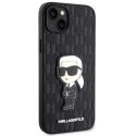 Karl Lagerfeld KLHCP14MSAKHPKK iPhone 14 Plus 6.7" czarny/black Saffiano Monogram Ikonik