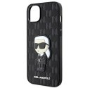 Karl Lagerfeld KLHCP14MSAKHPKK iPhone 14 Plus 6.7" czarny/black Saffiano Monogram Ikonik