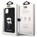 Karl Lagerfeld KLHCP14MSAKHPKK iPhone 14 Plus 6.7" czarny/black Saffiano Monogram Ikonik