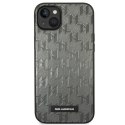 Karl Lagerfeld KLHCP14MSAKLHPG iPhone 14 Plus 6,7" hardcase szary/grey Saffiano Mono Metal Logo