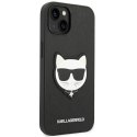 Karl Lagerfeld KLHCP14MSAPCHK iPhone 14 Plus 6,7" hardcase czarny/black Saffiano Choupette Head Patch