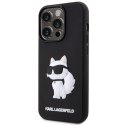 Karl Lagerfeld KLHCP14X3DRKHNK iPhone 14 Pro Max 6.7" czarny/black hardcase Rubber Choupette 3D