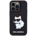 Karl Lagerfeld KLHCP14X3DRKHNK iPhone 14 Pro Max 6.7" czarny/black hardcase Rubber Choupette 3D