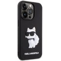 Karl Lagerfeld KLHCP14X3DRKHNK iPhone 14 Pro Max 6.7" czarny/black hardcase Rubber Choupette 3D