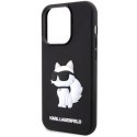 Karl Lagerfeld KLHCP14X3DRKHNK iPhone 14 Pro Max 6.7" czarny/black hardcase Rubber Choupette 3D