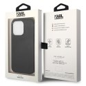 Karl Lagerfeld KLHCP14XFWHK iPhone 14 Pro Max 6,7" hardcase czarny/black Leather Perforated Logo