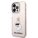 Karl Lagerfeld KLHCP14XHNCHTCP iPhone 14 Pro Max 6,7" różowy/pink hardcase Ikonik Choupette