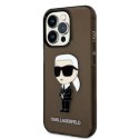 Karl Lagerfeld KLHCP14XHNIKTCK iPhone 14 Pro Max 6,7" czarny/black hardcase Ikonik Karl Lagerfeld