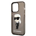 Karl Lagerfeld KLHCP14XHNIKTCK iPhone 14 Pro Max 6,7" czarny/black hardcase Ikonik Karl Lagerfeld