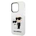 Karl Lagerfeld KLHCP14XHNKCTGT iPhone 14 Pro Max 6,7" transparent hardcase Glitter Karl&Choupette