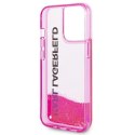 Karl Lagerfeld KLHCP14XLCKVF iPhone 14 Pro Max 6,7" różowy/pink hardcase Liquid Glitter Elong