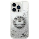 Karl Lagerfeld KLHCP14XLCRSGRS iPhone 14 Pro Max 6,7" srebrny/silver hardcase Liquid Glitter RSG