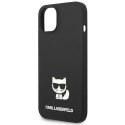 Karl Lagerfeld KLHCP14MSLCTBK iPhone 14 Plus 6,7" hardcase czarny/black Silicone Choupette Body