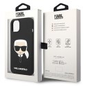 Karl Lagerfeld KLHCP14MSLKHBK iPhone 14 Plus 6,7" hardcase czarny/black Silicone Karl`s Head