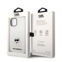 Karl Lagerfeld KLHCP14MSNCHBCH iPhone 14 Plus 6,7" hardcase biały/white Silicone Choupette